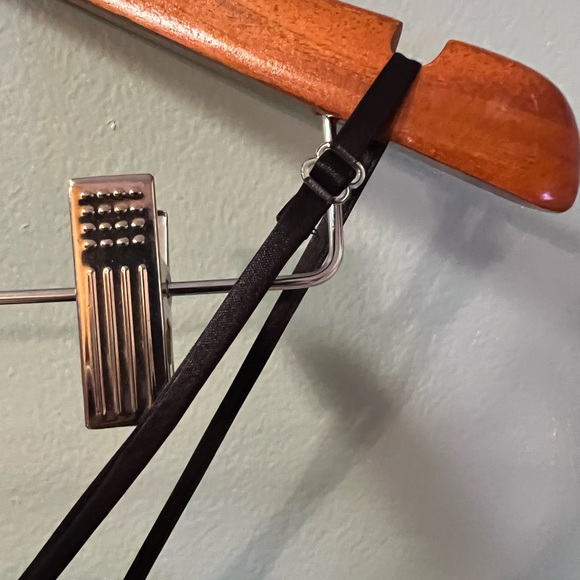 Speechless Spaghetti strap black and pastel pink satin pleated Small - Picture 8 of 12